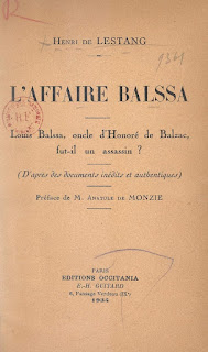 L&rsquo;affaire Balssa 1818