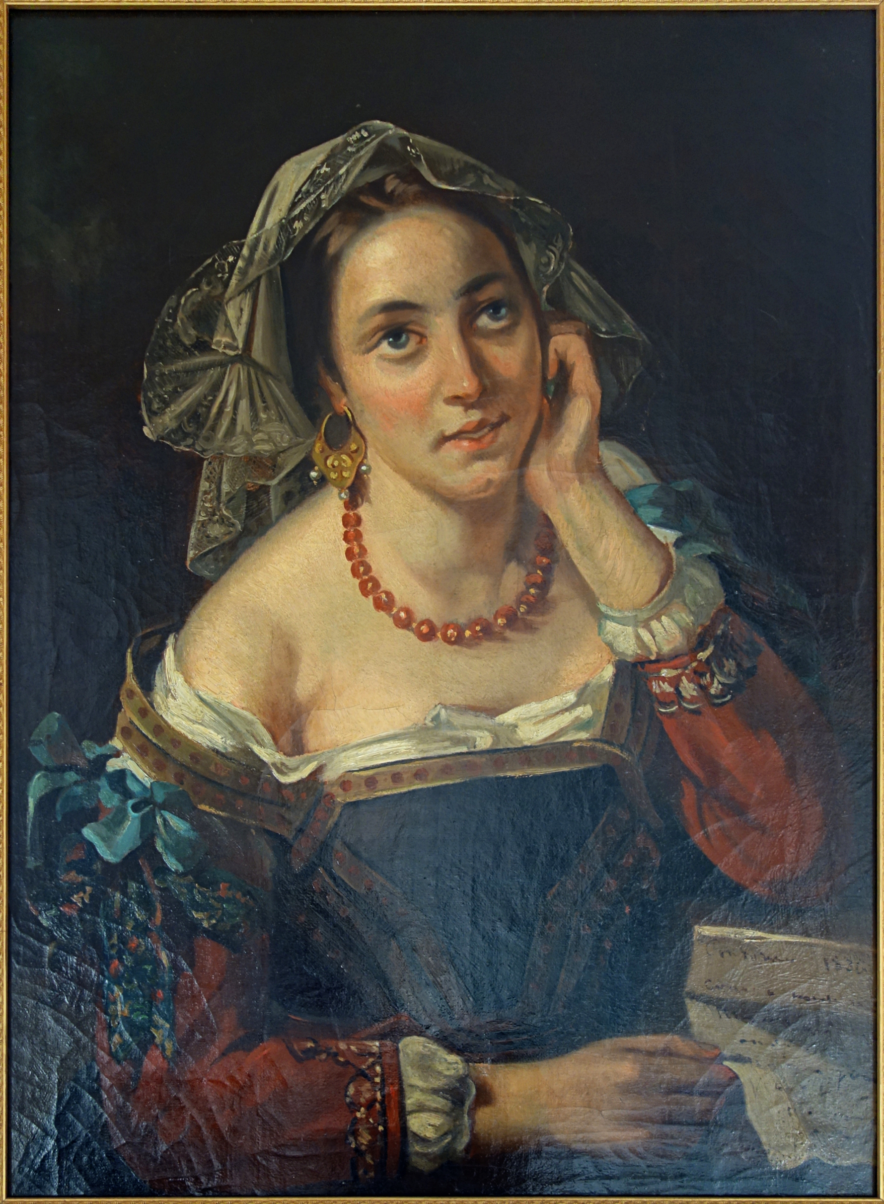 Graziella, par Horace Vernet, vers 1836. Musée des Beaux-Arts de Lille
