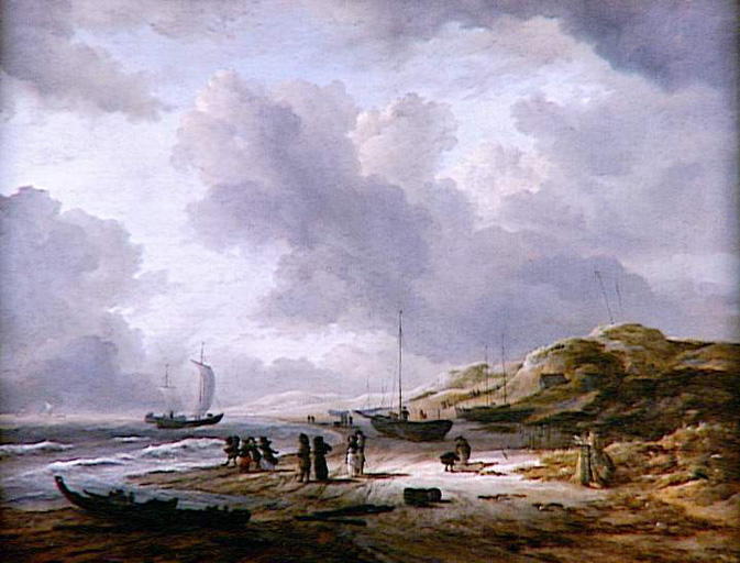Jacob van Ruisdael. La plage et les dunes de Scheveningen. 1665-1670. Jacob van Ruisdael, Public domain, via Wikimedia Commons