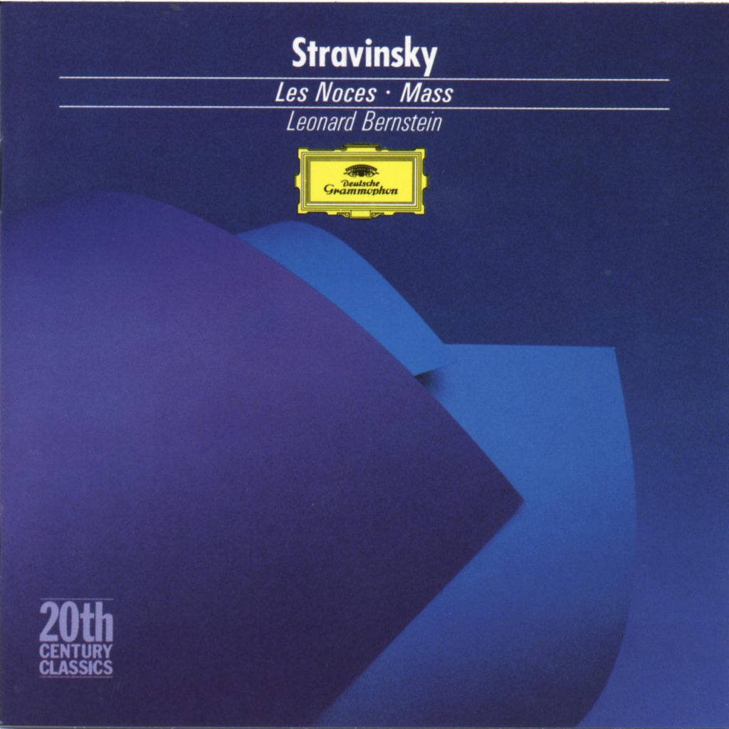 Stravinsky. Noces. Messe. CD Deutsche Grammophon 423 251-2
